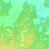 Mappa topografica Red Earth, altitudine, rilievo