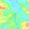Mappa topografica San Rafael, altitudine, rilievo