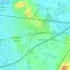 Mappa topografica Elton Green, altitudine, rilievo