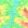 Mappa topografica Meires, altitudine, rilievo