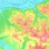 Mappa topografica La Bouzonnie, altitudine, rilievo