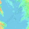 Mappa topografica South Marsh Island, altitudine, rilievo