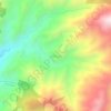 Mappa topografica El Paujil, altitudine, rilievo