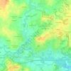 Mappa topografica La Chesnaye, altitudine, rilievo