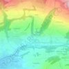Mappa topografica Les Vigneaux, altitudine, rilievo