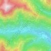Mappa topografica Meira Paseri, altitudine, rilievo