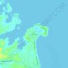 Mappa topografica Catangnan, altitudine, rilievo