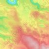 Mappa topografica La Pannonie, altitudine, rilievo