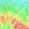 Mappa topografica Les Megrets, altitudine, rilievo