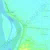 Mappa topografica Bulala, altitudine, rilievo