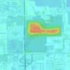 Mappa topografica Mount Trashmore, altitudine, rilievo