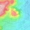 Mappa topografica Puy de Chanturgue, altitudine, rilievo