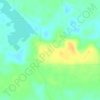Mappa topografica Noxubee National Wildlife Refuge, altitudine, rilievo