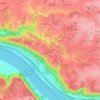 Mappa topografica Mount Saint Joseph, altitudine, rilievo