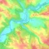Mappa topografica Argentine, altitudine, rilievo