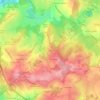 Mappa topografica Les Bruges, altitudine, rilievo