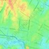 Mappa topografica Cabanne Place, altitudine, rilievo