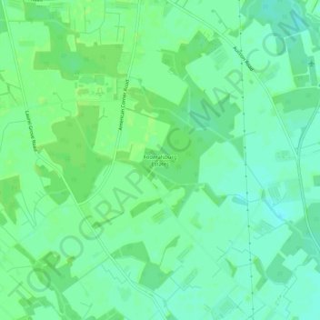Mappa topografica Federalsburg Estates, altitudine, rilievo