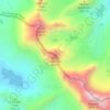 Mappa topografica Mount Winchell, altitudine, rilievo