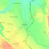 Mappa topografica Mabinay, altitudine, rilievo