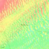Mappa topografica Mondo موندو, altitudine, rilievo