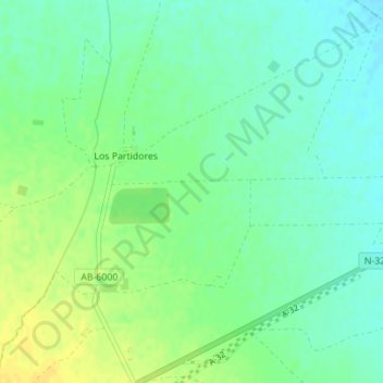 Mappa topografica Los Majuelos, altitudine, rilievo