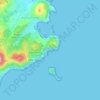 Mappa topografica Le Viste, altitudine, rilievo