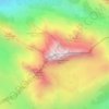 Mappa topografica Rote Wand, altitudine, rilievo