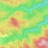 Mappa topografica Bonanza Mountain Estates, altitudine, rilievo