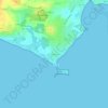 Mappa topografica La Grée Penvins, altitudine, rilievo