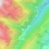 Mappa topografica Le Biollay, altitudine, rilievo