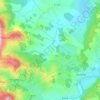 Mappa topografica Bayles, altitudine, rilievo