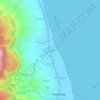 Mappa topografica Hubangon, altitudine, rilievo