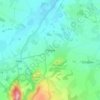 Mappa topografica Plealey, altitudine, rilievo