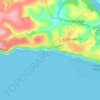 Mappa topografica Portwrinkle, altitudine, rilievo