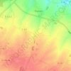 Mappa topografica Le Petit Hanche, altitudine, rilievo