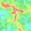 Mappa topografica Montaillac, altitudine, rilievo