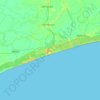 Mappa topografica Puri, altitudine, rilievo