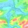 Mappa topografica Lugar de Abajo, altitudine, rilievo