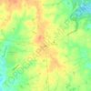 Mappa topografica Riley, altitudine, rilievo