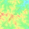 Mappa topografica Campo Rubiales, altitudine, rilievo