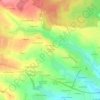 Mappa topografica Les Rues d'à Bas, altitudine, rilievo