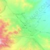 Mappa topografica نطنز, altitudine, rilievo