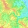 Mappa topografica Haute Roche, altitudine, rilievo