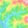 Mappa topografica Lloro, altitudine, rilievo