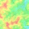 Mappa topografica La Brosse, altitudine, rilievo