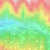 Mappa topografica La Chalp, altitudine, rilievo