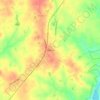 Mappa topografica Skipwith, altitudine, rilievo
