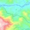 Mappa topografica Sacramento Valley, altitudine, rilievo