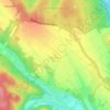 Mappa topografica Kirchberg, altitudine, rilievo